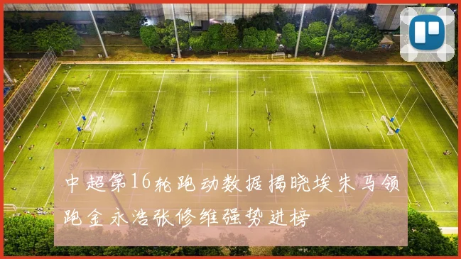 中超第16轮跑动数据揭晓埃朱马领跑金永浩张修维强势进榜
